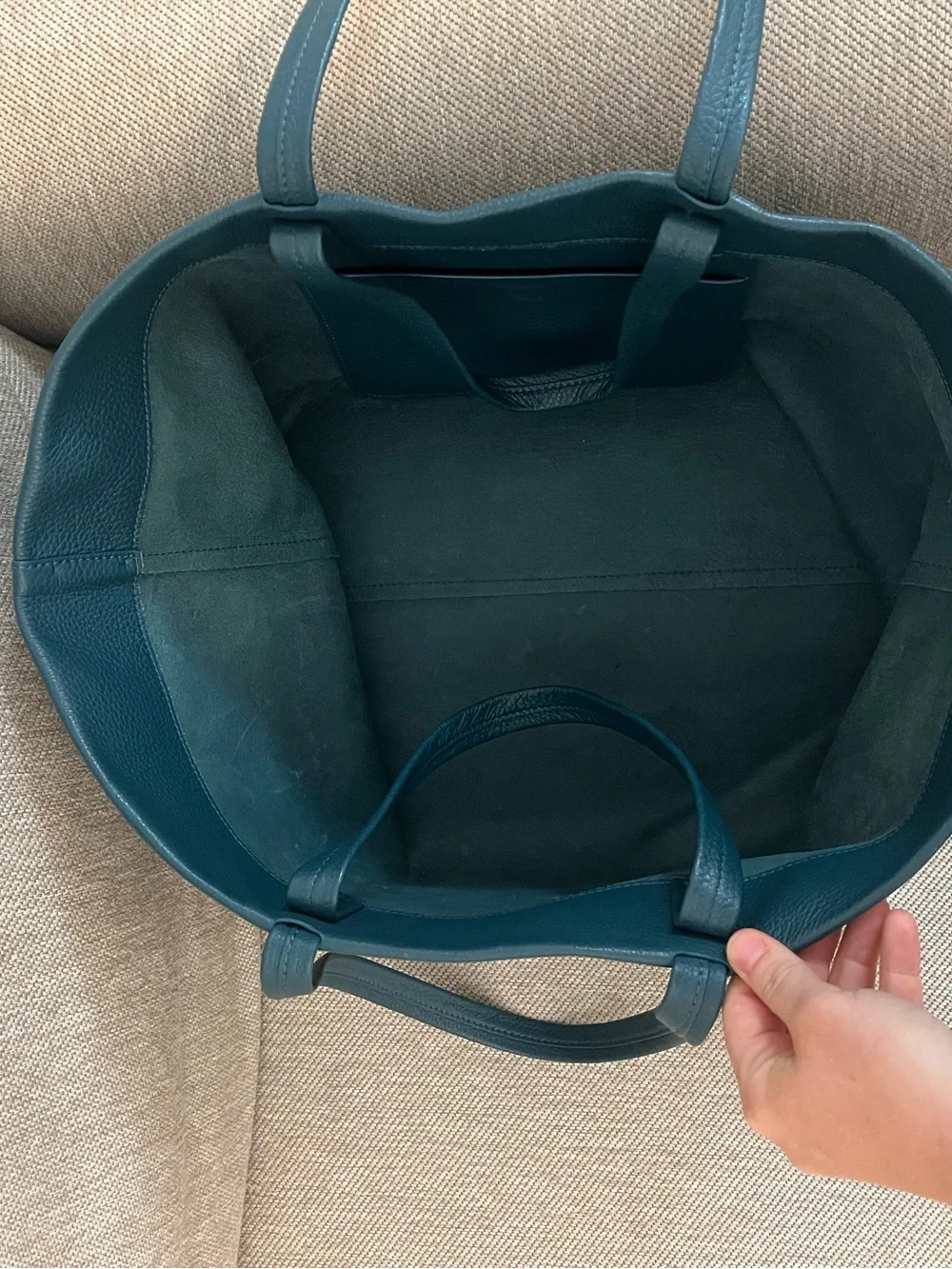 Cuyana classic Easy Tote - deep ocean